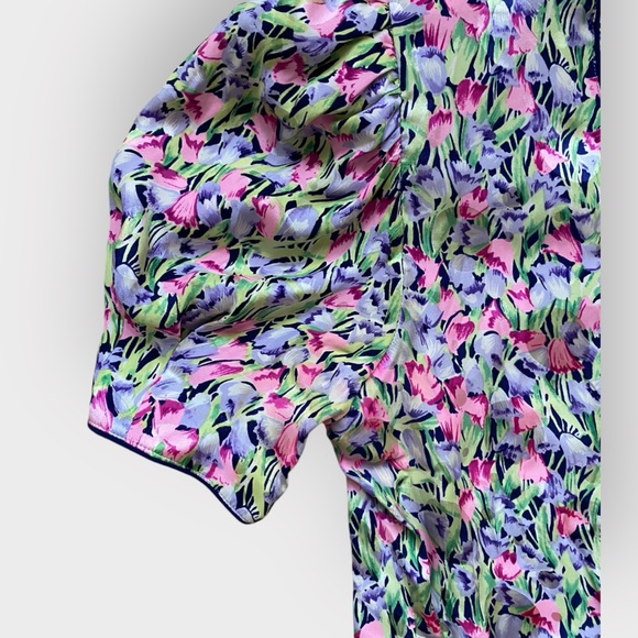 GUC Maggy London by Jeannene Booher Vintage 100% silk Dress | Size 8 - Picture 2 of 6